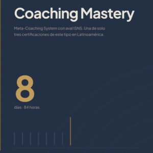 Portada de la Certificación Coaching Mastery, Meta-Coaching System, avalada por ISNS