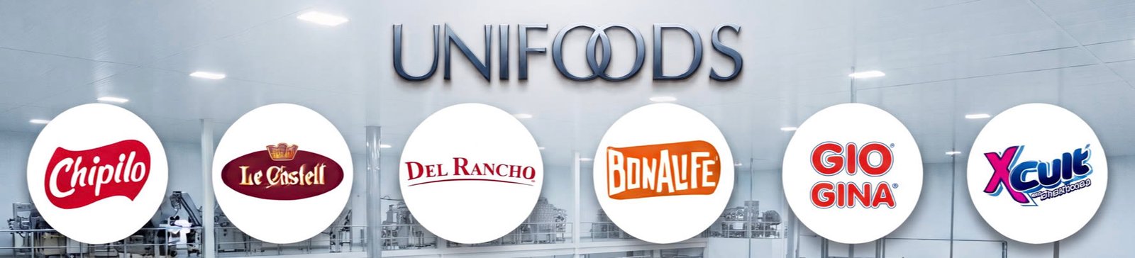 Unifoods y sus marcas: Chipilo, Le Castell, Del Rancho, Bonalife, Gio Gina y Xcult.