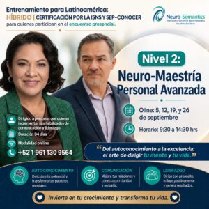 Entrenamiento "Neuro Maestria Personal Avanzada"